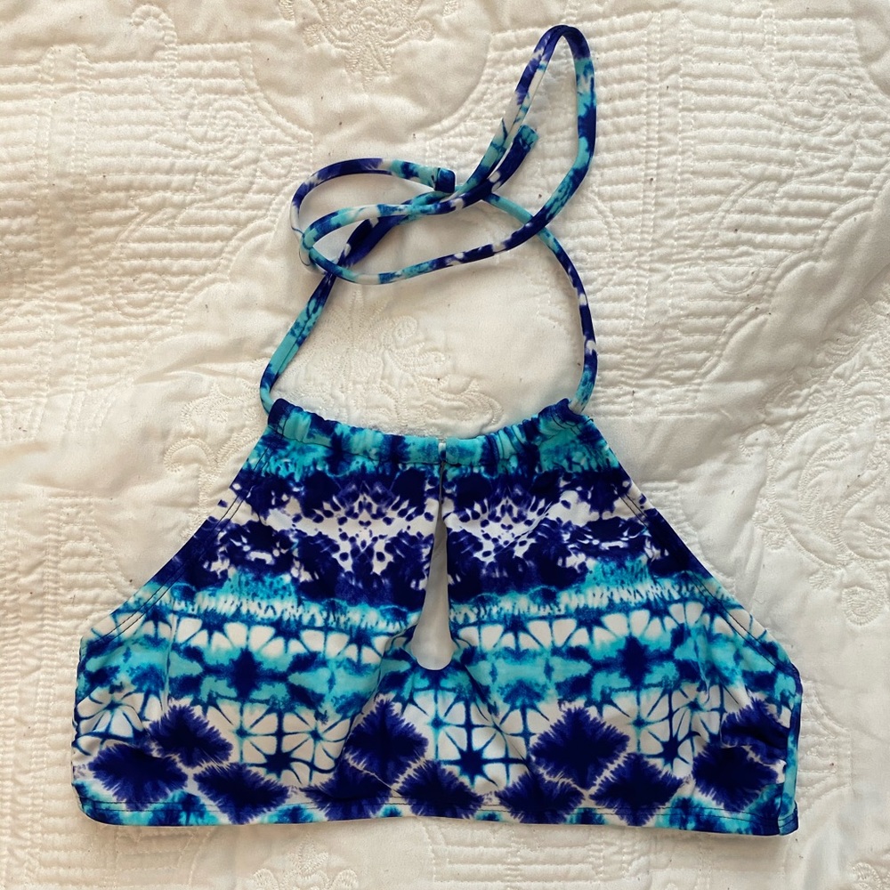 Tie-dye bikini top